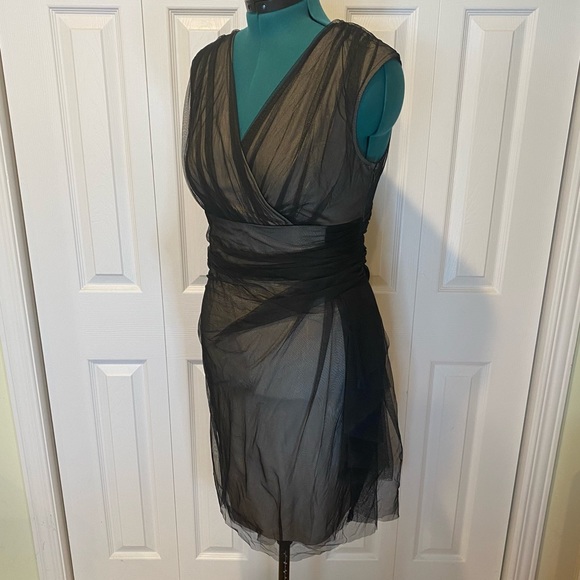 NWOT London Times Formal Elegant Little Black Dress. Plus Size 14 - Picture 11 of 13